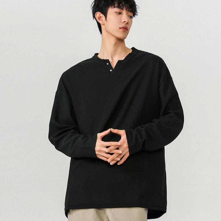 Men s Punk Studded V-Neck Long Sleeve Waffle T-Shirt – Trendy Spring Loose Pullover L чорний
Men s Punk Studded V-Neck Long Sleeve Waffle T-Shirt – Trendy Spring Loose Pullover L чорний