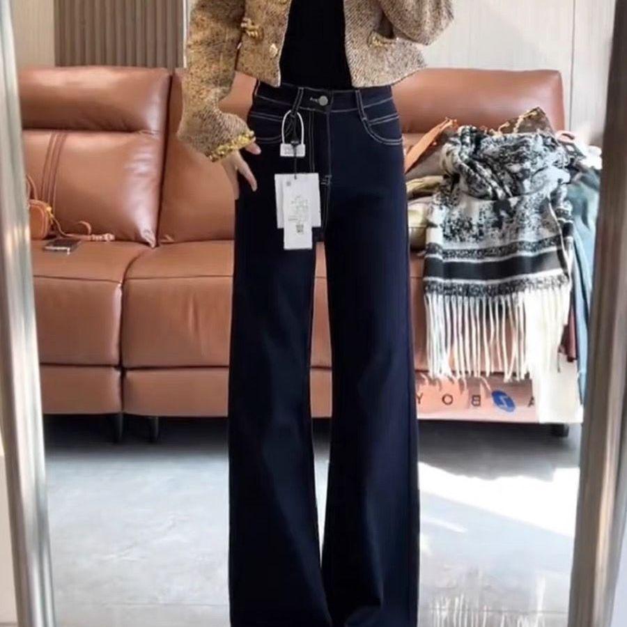 Retro Blue High-Waisted Wide-Leg Women s Jeans, Spring/Summer 2026 - Loose & Slimming Straight-Leg Pants M 51-55 kg
Retro Blue High-Waisted Wide-Leg Women s Jeans, Spring/Summer 2026 - Loose & Slimming Straight-Leg Pants M 51-55 kg
