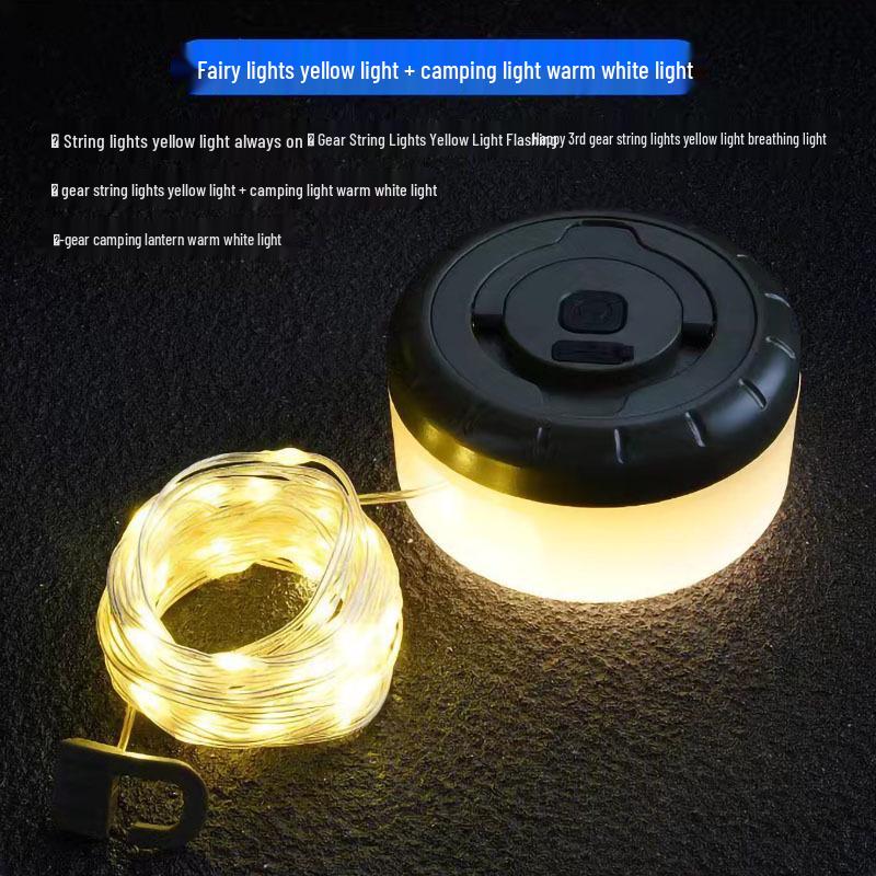 Seven-Color Outdoor Camping String Lights with Measuring Tape
Seven-Color Outdoor Camping String Lights with Measuring Tape