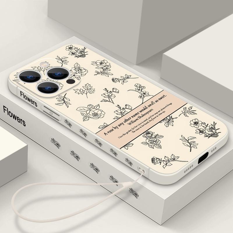 Тонкий чехол для телефона Letter Rose для iPhone 16 Pro 15 14 13 12 Pro 11 8 7 Xr X Xs Max, противоударный, мягкий, из ТПУ, с чехлом на шнурок iPhone 16 чёрный
Тонкий чехол для телефона Letter Rose для iPhone 16 Pro 15 14 13 12 Pro 11 8 7 Xr X Xs Max, противоударный, мягкий, из ТПУ, с чехлом на шнурок iPhone 16 чёрный