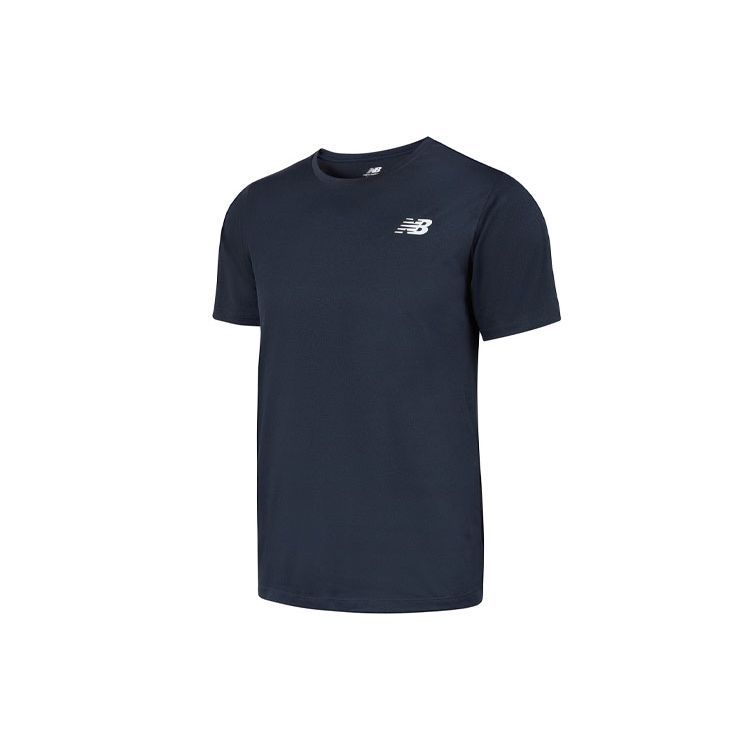 Мужская футболка для бега с круглым вырезом и логотипом New Balance, темно-синие топы AMT01012-ECL
Мужская футболка для бега с круглым вырезом и логотипом New Balance, темно-синие топы AMT01012-ECL