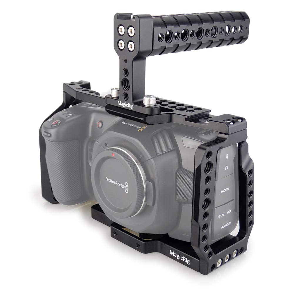 MAGICRIG BMPCC 4K / BMPCC 6K клетка с верхней ручкой Blackmagic Pocket Cinema Camera BMPCC 4K /6K микрофон монитор светодиодная подсветка
MAGICRIG BMPCC 4K / BMPCC 6K клетка с верхней ручкой Blackmagic Pocket Cinema Camera BMPCC 4K /6K микрофон монитор светодиодная подсветка