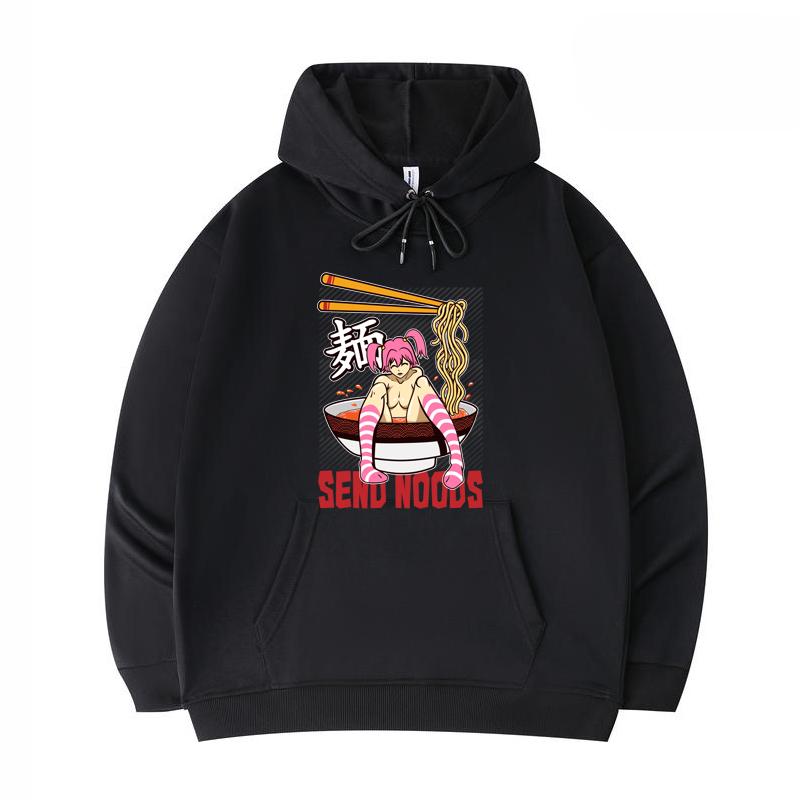 Men s Hoodies Funny Send Noods Ramen Bowl Lewd Anime Shabu Noodle Pool Print Funny Harajuku Style Twill imitation cotton Hoodies
Men s Hoodies Funny Send Noods Ramen Bowl Lewd Anime Shabu Noodle Pool Print Funny Harajuku Style Twill imitation cotton Hoodies