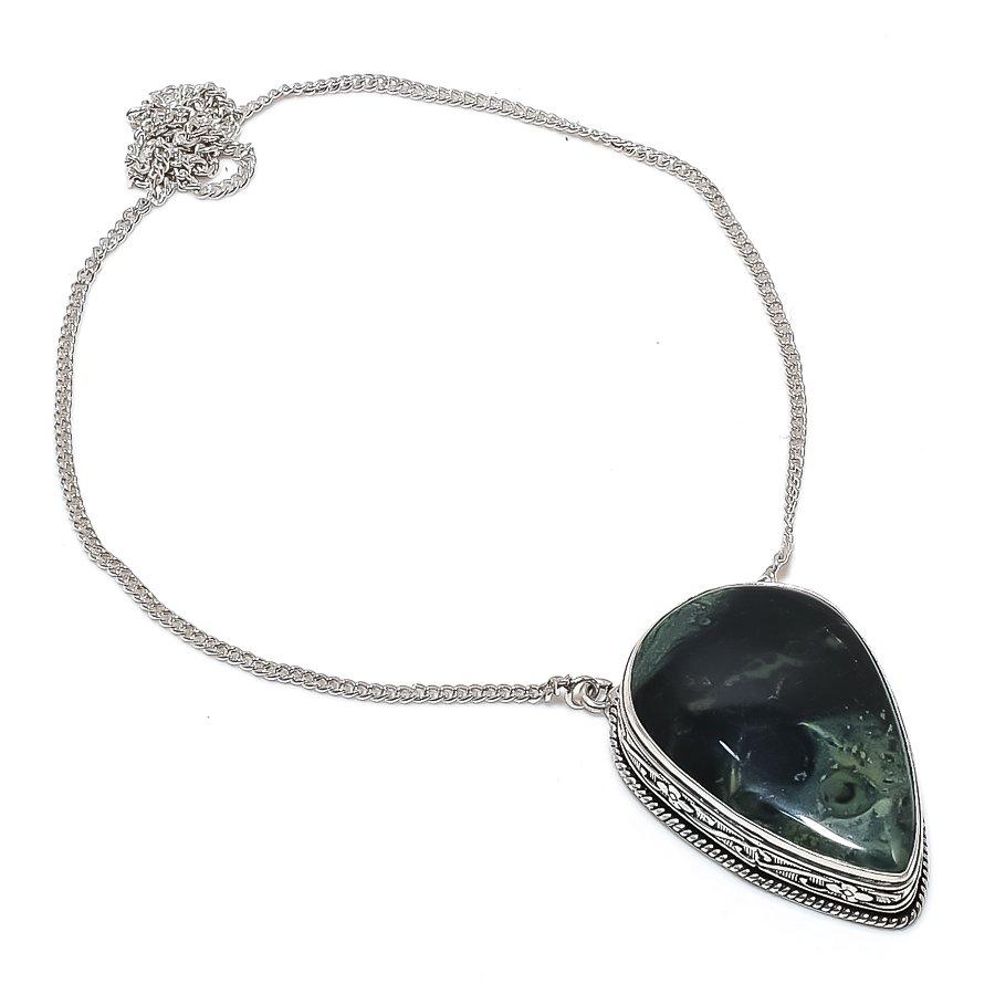 Натуральный камень Камбаба Яшма 925 стерлинговое серебро ювелирное ожерелье 18 u4p26
Натуральный камень Камбаба Яшма 925 стерлинговое серебро ювелирное ожерелье 18 u4p26