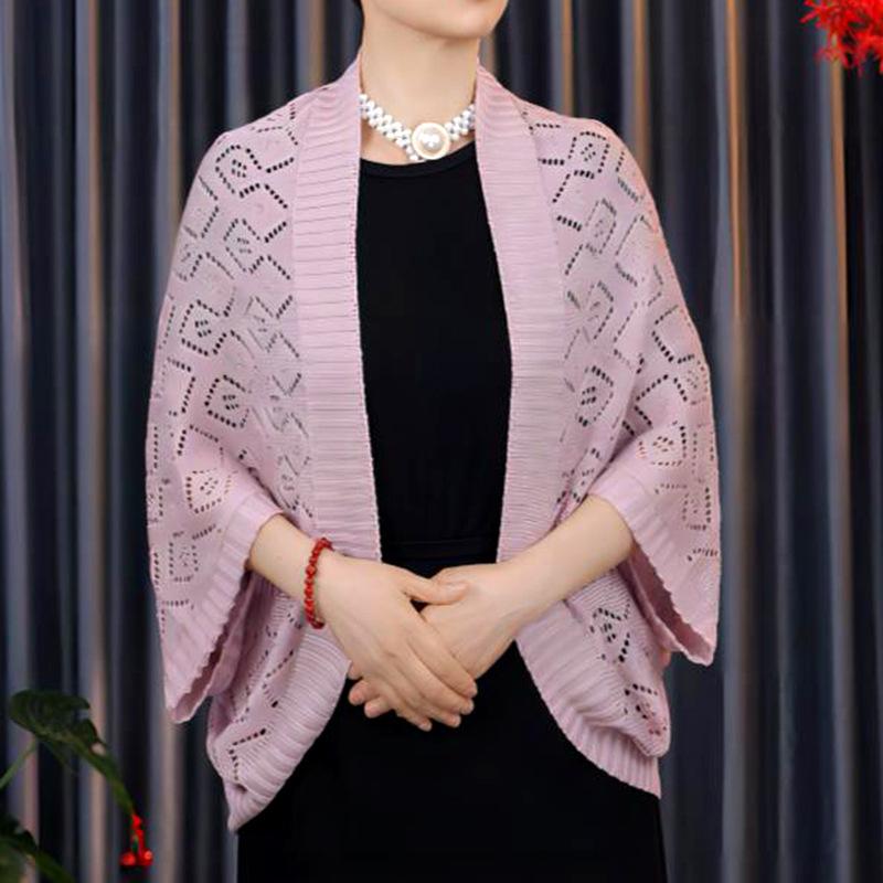 Women s Crochet Hollow Knit Cardigan Summer Breathable Comfortable Batwing Short Sleeve Cardigan Sun Protection one size рожевий
Women s Crochet Hollow Knit Cardigan Summer Breathable Comfortable Batwing Short Sleeve Cardigan Sun Protection one size рожевий