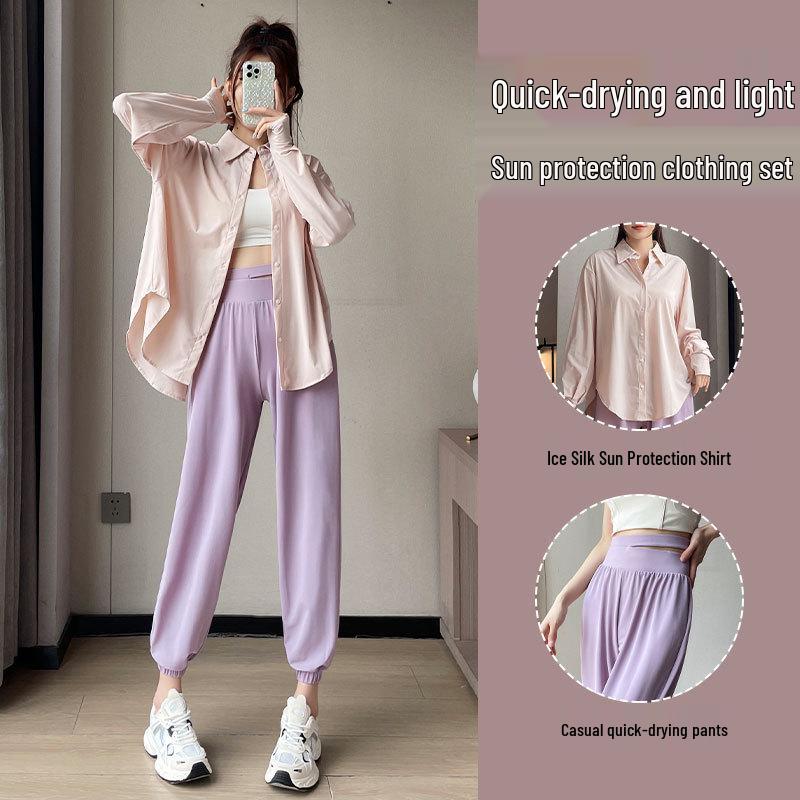 Women s 2024 Summer Ice Silk Quick-Dry Shirt: Fashionable Sun Protection Sportswear S (Shirt S/M)
Women s 2024 Summer Ice Silk Quick-Dry Shirt: Fashionable Sun Protection Sportswear S (Shirt S/M)
