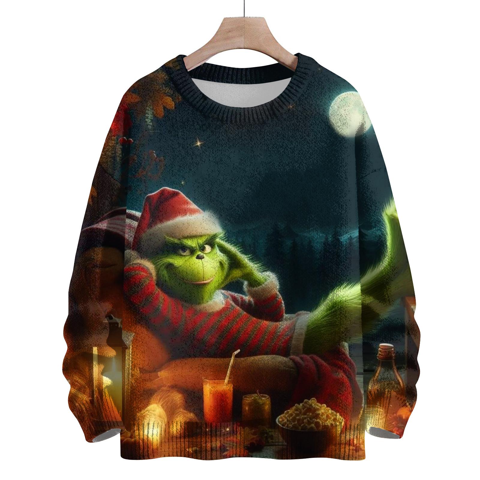 Женский модный повседневный рождественский милый трикотажный свитер с длинными рукавами и принтом, круглый вырез XXXXL красный
Женский модный повседневный рождественский милый трикотажный свитер с длинными рукавами и принтом, круглый вырез XXXXL красный