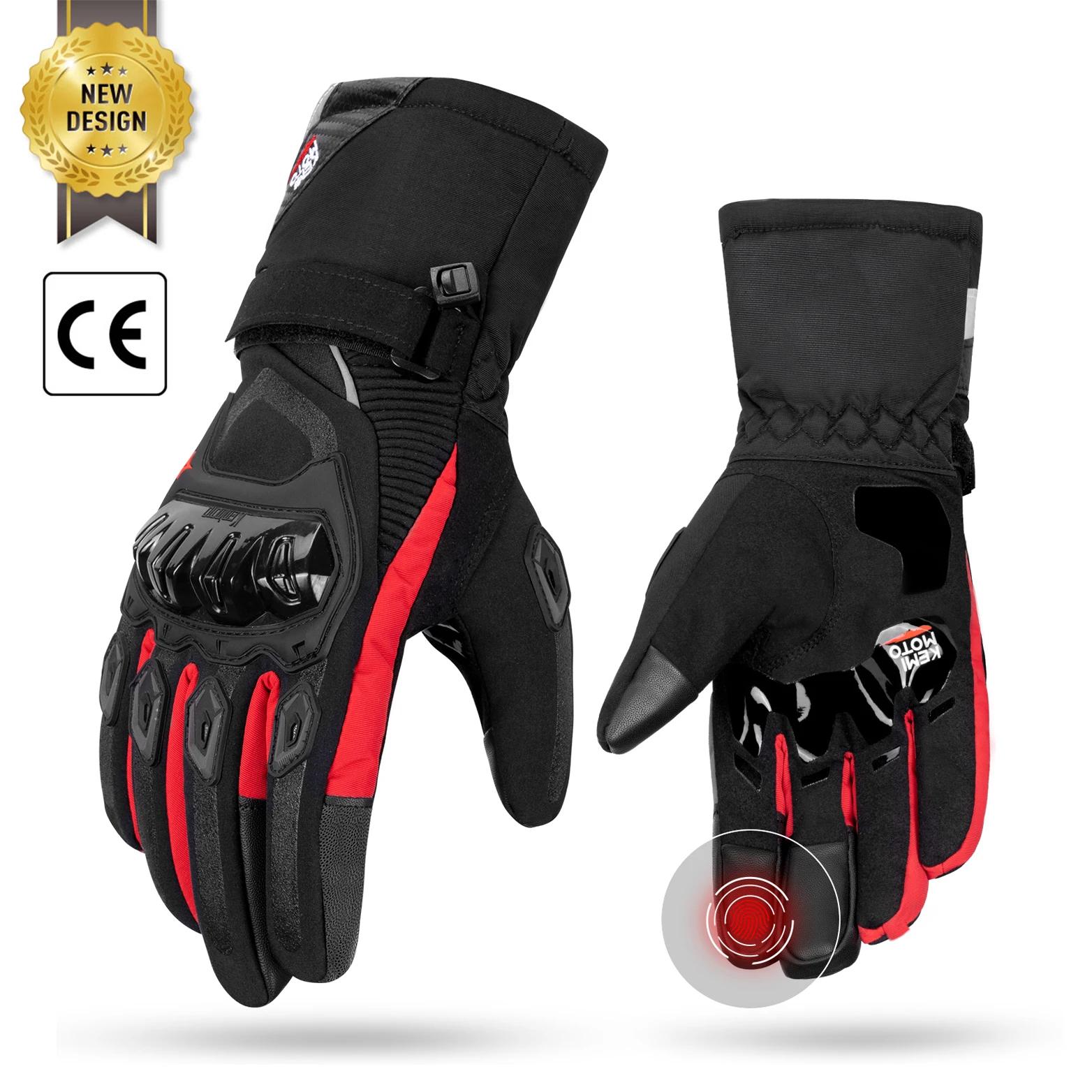 KEMiMOTO Winter Motorcycle Gloves CE Protective Black Guantes Moto Invierno Warm Touch Screen Waterproof Windproof Gloves M
KEMiMOTO Winter Motorcycle Gloves CE Protective Black Guantes Moto Invierno Warm Touch Screen Waterproof Windproof Gloves M