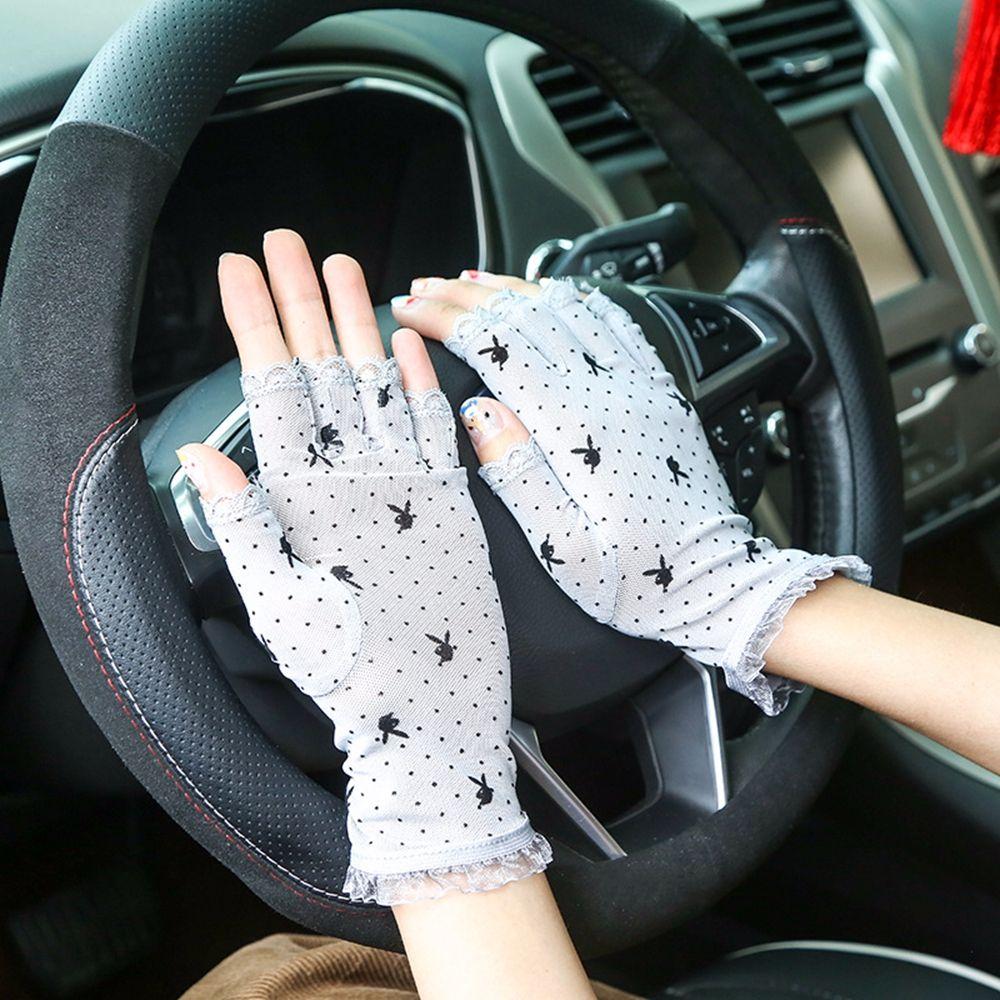 Hollow Sun Protection Dots Lady s Rabbit Head Pattern Fingerless Mittens Driving Gloves Lace Gloves
Hollow Sun Protection Dots Lady s Rabbit Head Pattern Fingerless Mittens Driving Gloves Lace Gloves