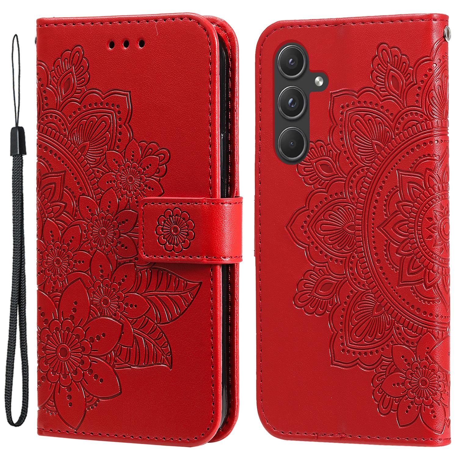 Чохол для Samsung Galaxy A55 5G з квітковим візерунком, PU шкіра, гаманець-підставка, чохол для телефону Red
Чохол для Samsung Galaxy A55 5G з квітковим візерунком, PU шкіра, гаманець-підставка, чохол для телефону Red