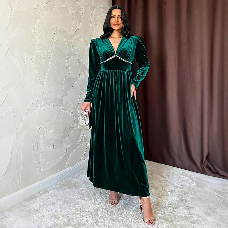Yiyi Elegant Dark Green Velvet V-neck Evening Gown 2025 Large темно-зеленого
Yiyi Elegant Dark Green Velvet V-neck Evening Gown 2025 Large темно-зеленого