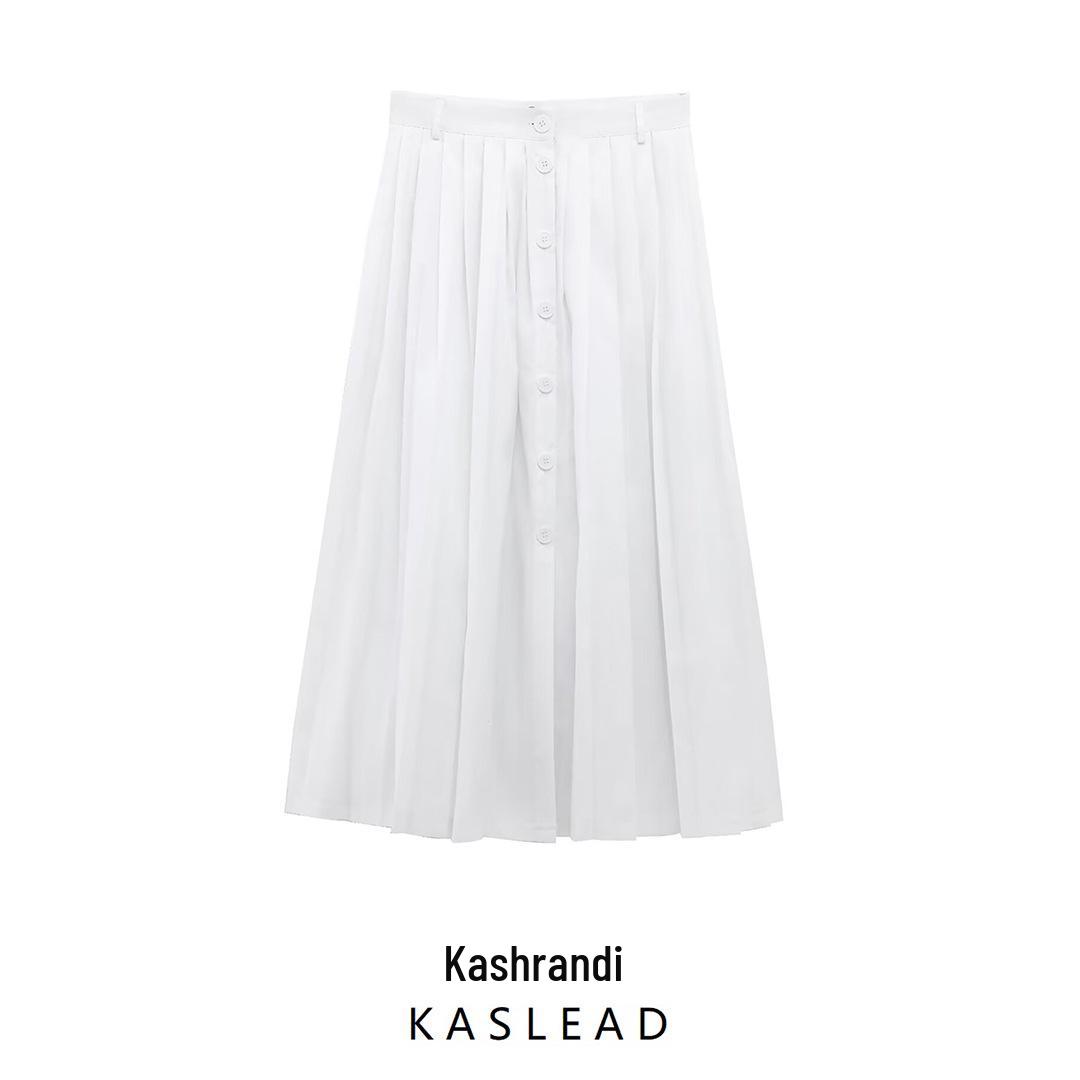 2025 Spring Women s European & American Style Pleated Midi Skirt with Strap Detail Small белый
2025 Spring Women s European & American Style Pleated Midi Skirt with Strap Detail Small белый