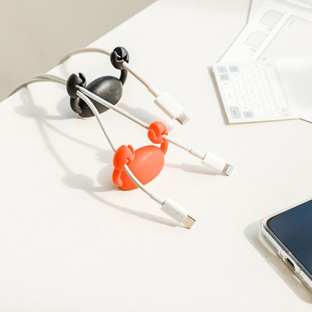 TPR Small Crab Cable Holder Cable Management Crab Wire Organizer Holder Earphone Organizer
TPR Small Crab Cable Holder Cable Management Crab Wire Organizer Holder Earphone Organizer