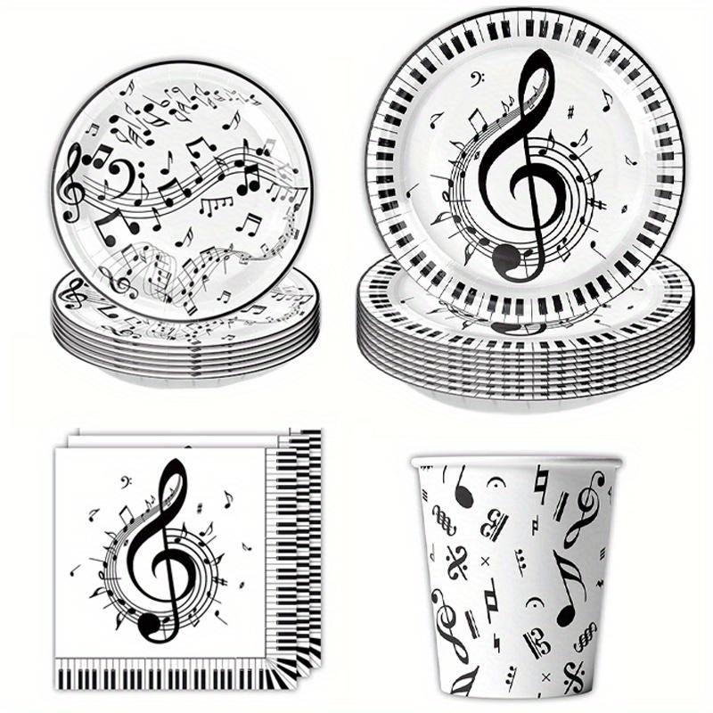 100pcs Music Theme Party Decorations Tableware, Concerts Decor Supplies, Plate, Cup, Napkins, Music Social Media Theme Birthday Decorations Dinnerware pack of 100
100pcs Music Theme Party Decorations Tableware, Concerts Decor Supplies, Plate, Cup, Napkins, Music Social Media Theme Birthday Decorations Dinnerware pack of 100