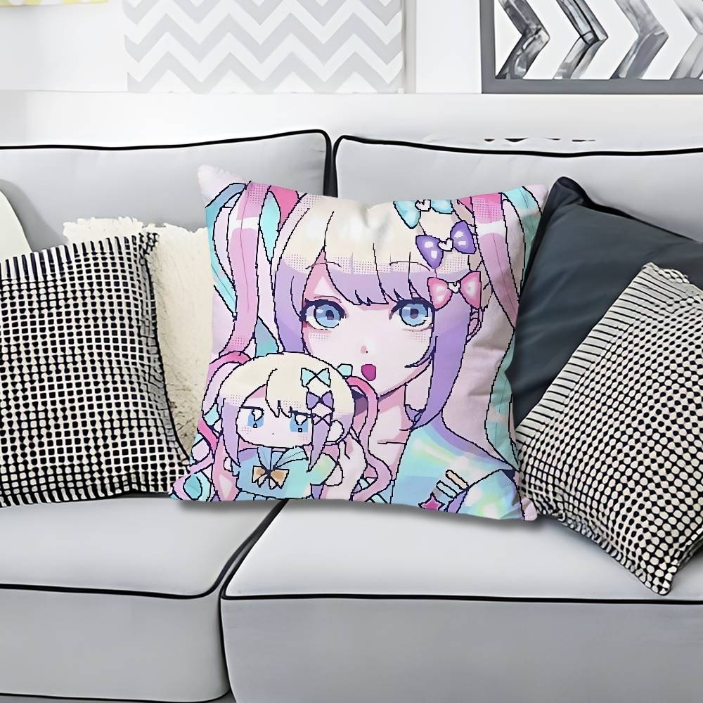 NNeedy Streamer OOverload Anime Celebrity Merchandise AllMatch Printed Pillow Case Sofa Car Office Room Decoration Protector 30x30cm
NNeedy Streamer OOverload Anime Celebrity Merchandise AllMatch Printed Pillow Case Sofa Car Office Room Decoration Protector 30x30cm