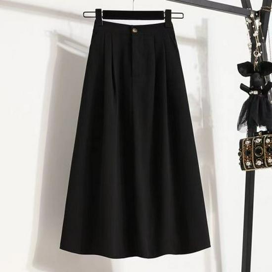Plus Size High Waist A-line Umbrella Skirt with Pockets - Spring 2026 Trend 4XL чорний
Plus Size High Waist A-line Umbrella Skirt with Pockets - Spring 2026 Trend 4XL чорний