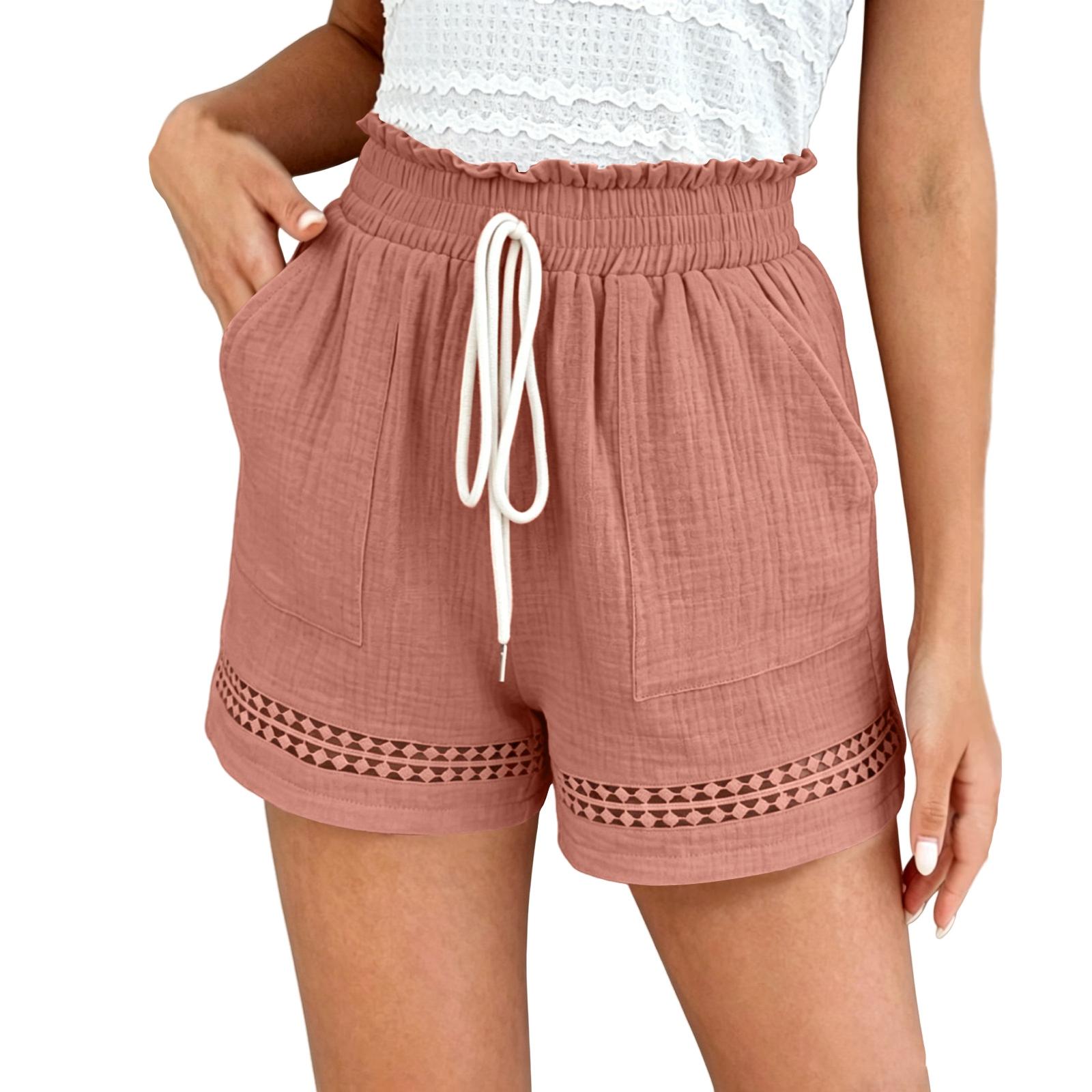 Ladies Versatile Casual Lace Drawstring Shorts XL рожевий
Ladies Versatile Casual Lace Drawstring Shorts XL рожевий