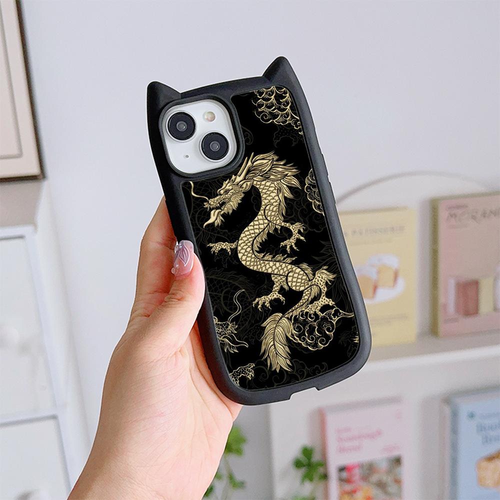 Мягкие чехлы для телефонов с кошачьими ушками для iPhone 16 15 13 12 11 Pro Max 14 Plus XR TPU Anti-Drop Прозрачная акриловая задняя крышка N81 с рисунком дракона for iPhone 16 Plus
Мягкие чехлы для телефонов с кошачьими ушками для iPhone 16 15 13 12 11 Pro Max 14 Plus XR TPU Anti-Drop Прозрачная акриловая задняя крышка N81 с рисунком дракона for iPhone 16 Plus