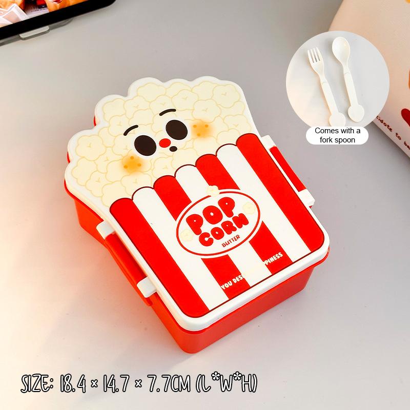 Студенческий ланч-бокс бенто с разделителем для салата и фруктов, изолированный контейнер для еды для офисного работника с посудой
Студенческий ланч-бокс бенто с разделителем для салата и фруктов, изолированный контейнер для еды для офисного работника с посудой