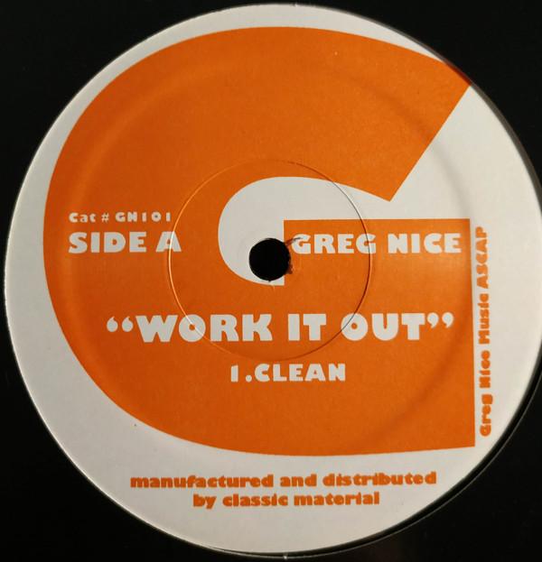 12inch Record GREG NICE - Work It Out GN101 Greg Nice Music Rap & Hip-Hop/R&B Used
12inch Record GREG NICE - Work It Out GN101 Greg Nice Music Rap & Hip-Hop/R&B Used
