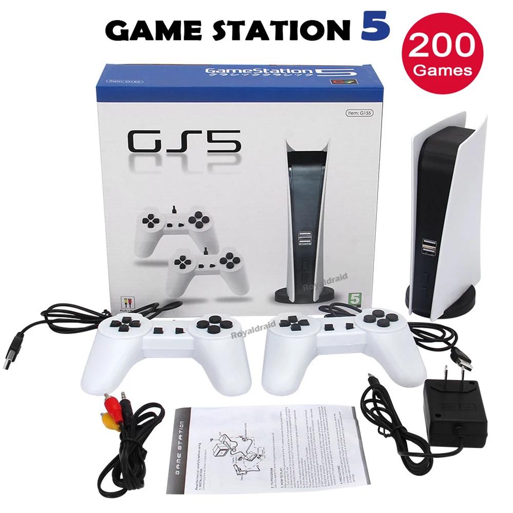 GS5 Game Station 5 игровая видеоконсоль с 200 классическими играми 8-битная ТВ-консоль ретро USB проводная портативная игровая приставка с двумя игровыми плеерами AV-выход
GS5 Game Station 5 игровая видеоконсоль с 200 классическими играми 8-битная ТВ-консоль ретро USB проводная портативная игровая приставка с двумя игровыми плеерами AV-выход