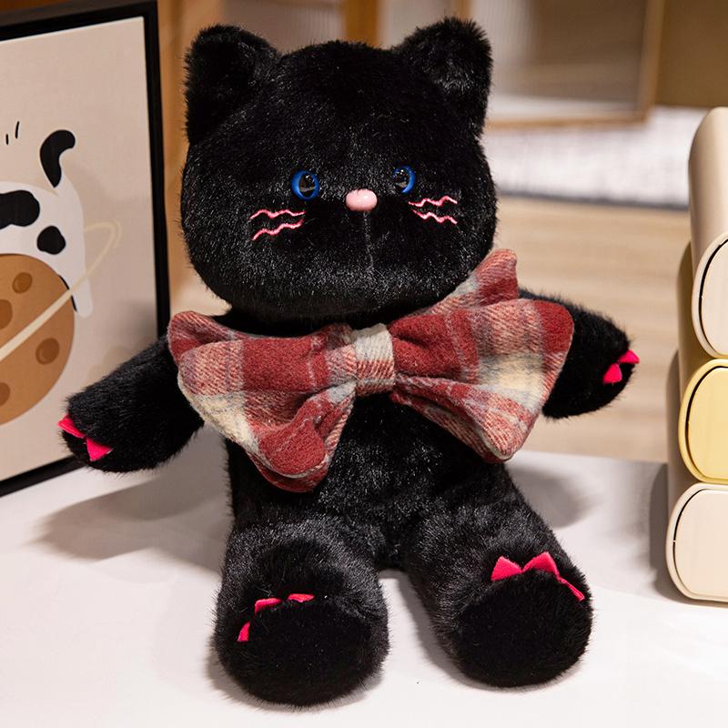 Cartoon Cat Plush Toy Bowtie Stuffed Kitten Pet Doll 30-60cm White Brown Black Birthday Celebration Gift Option Gentle Soft Birthday Toy 30cm
Cartoon Cat Plush Toy Bowtie Stuffed Kitten Pet Doll 30-60cm White Brown Black Birthday Celebration Gift Option Gentle Soft Birthday Toy 30cm