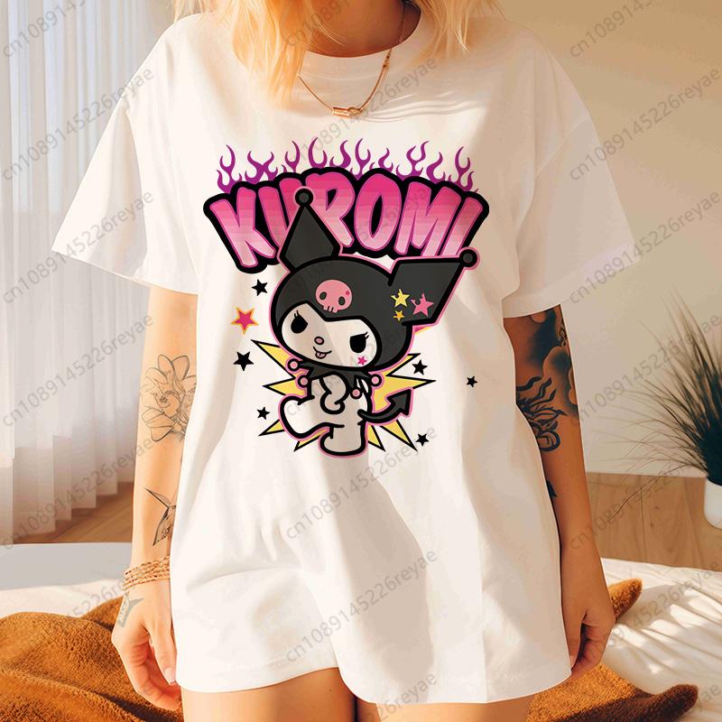 Women Plus Size T-shirts Kawaii Kuromi Gothic Heart Printed Short Sleeve T Shirt Big Size Streetwear Plus Size Women s Clothing XL
Women Plus Size T-shirts Kawaii Kuromi Gothic Heart Printed Short Sleeve T Shirt Big Size Streetwear Plus Size Women s Clothing XL