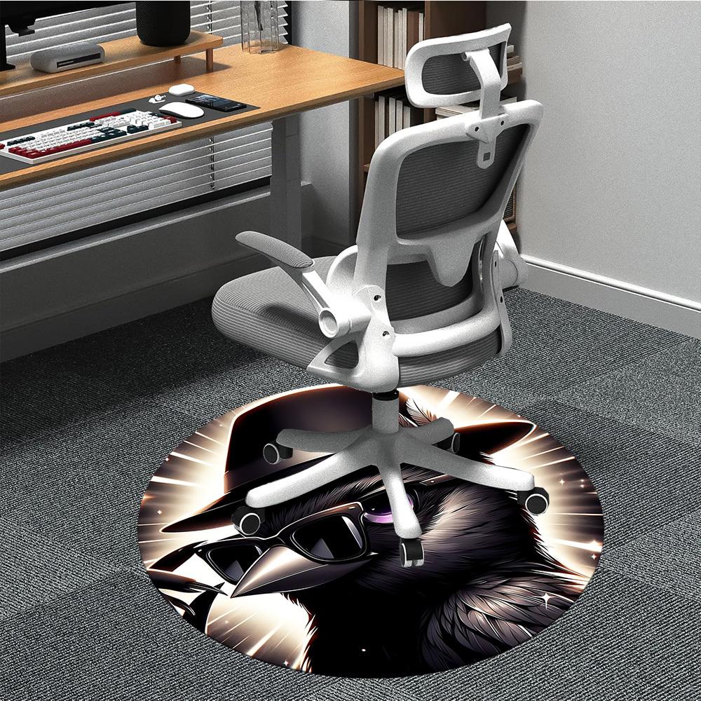 1pc Raven Hat Chair Carpet for Office, Round Polyester Mat, Indoor Decor for Office, Easycare Fabric, Washable Non-slip Area Carpet 80cm
1pc Raven Hat Chair Carpet for Office, Round Polyester Mat, Indoor Decor for Office, Easycare Fabric, Washable Non-slip Area Carpet 80cm