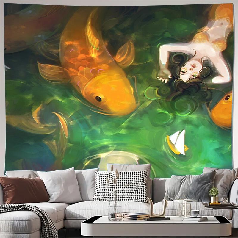 unframed Ocean Mermaid Tapestry Wall Hanging Fantasy Sea Witch Decor Mystical Home Aesthetic Coastal Vibes Bedroom Dorm Wall Art 74x94cm(29x37in)
unframed Ocean Mermaid Tapestry Wall Hanging Fantasy Sea Witch Decor Mystical Home Aesthetic Coastal Vibes Bedroom Dorm Wall Art 74x94cm(29x37in)