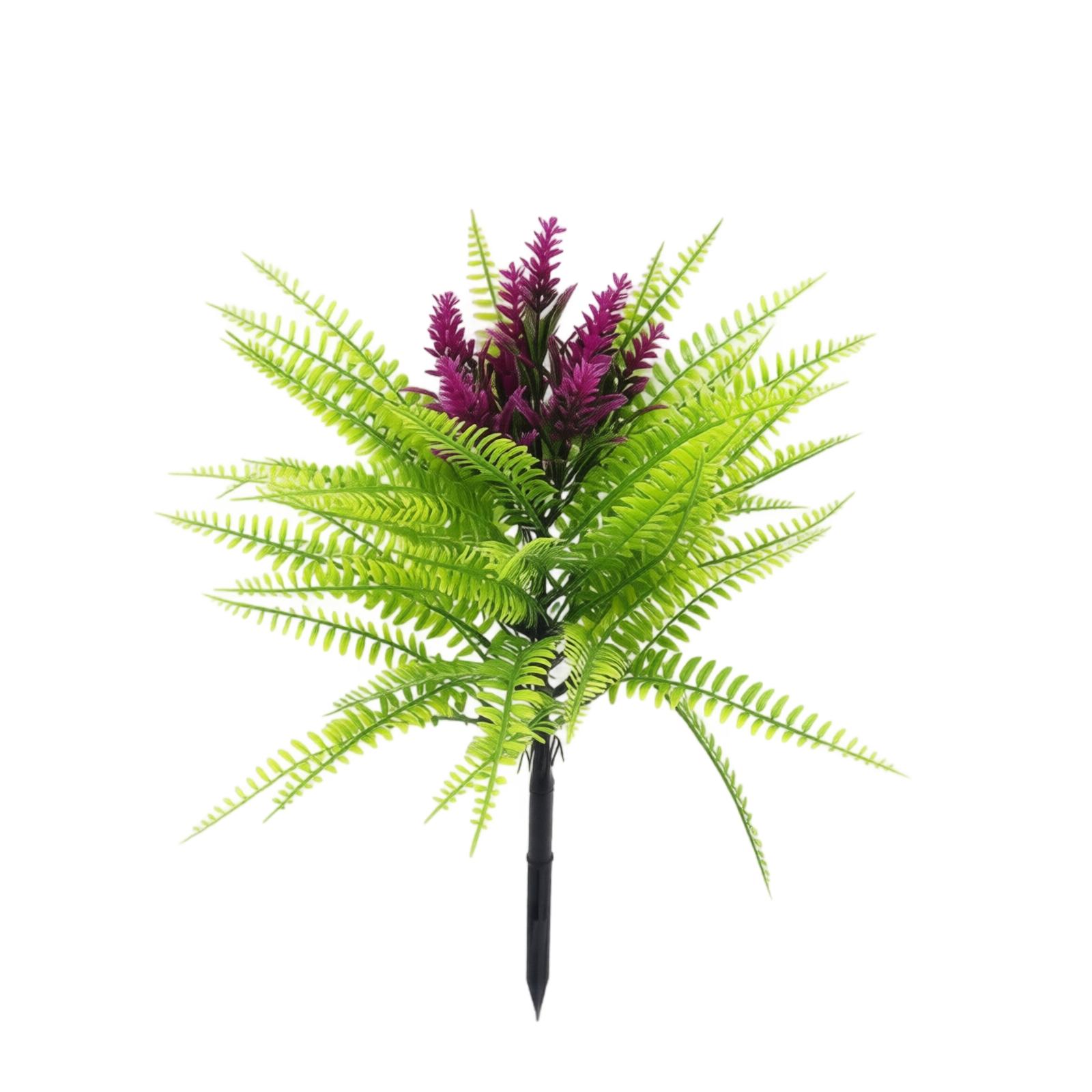 Artificial Garden Plant with Lavender and Fern Sprigs Outdoor Decorative Landscape Stake for Yard Patio Lawn Home One Size
Artificial Garden Plant with Lavender and Fern Sprigs Outdoor Decorative Landscape Stake for Yard Patio Lawn Home One Size