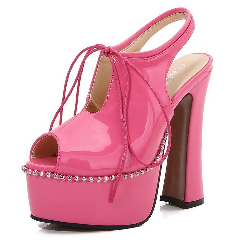 Women Waterproof Platform String Beading High Thick Heel Sandals for Office Nightclub Party Banquet Wedding Catwalk Princess 39 рожевий
Women Waterproof Platform String Beading High Thick Heel Sandals for Office Nightclub Party Banquet Wedding Catwalk Princess 39 рожевий