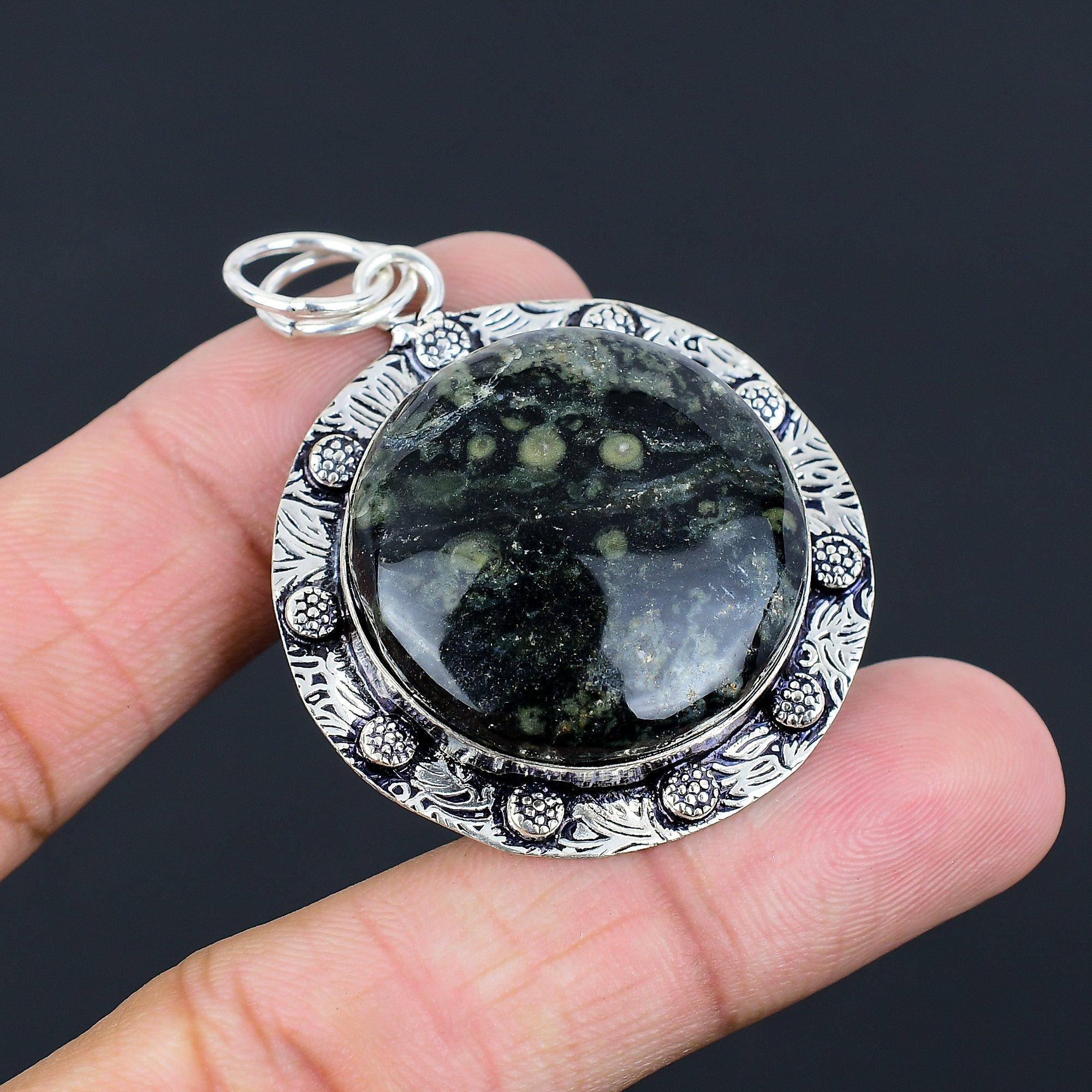 Friendship Day Sale Sterling Silver Kambaba Jasper Stone Bezel Pendant Jewelry
Friendship Day Sale Sterling Silver Kambaba Jasper Stone Bezel Pendant Jewelry