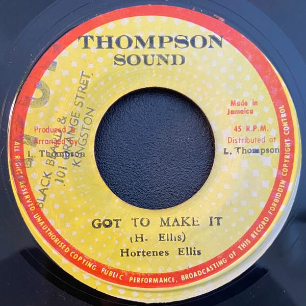 7inch Record HORTENSE ELLIS Got To Make It NONE Thompson Sound Jamaica Reggae Ska Dub Used
7inch Record HORTENSE ELLIS Got To Make It NONE Thompson Sound Jamaica Reggae Ska Dub Used