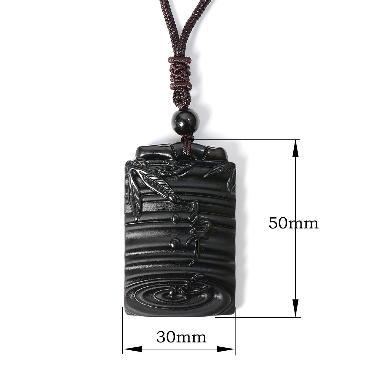 Натуральний обсидіановий кулон «Спокій»: Унісекс Велике Етнічне Намисто Крапля Води
Натуральний обсидіановий кулон «Спокій»: Унісекс Велике Етнічне Намисто Крапля Води