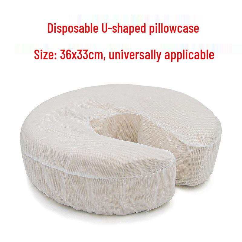 Disposable U-Shaped Pillowcase with Elastic Band for Beauty Bed and Travel
Disposable U-Shaped Pillowcase with Elastic Band for Beauty Bed and Travel