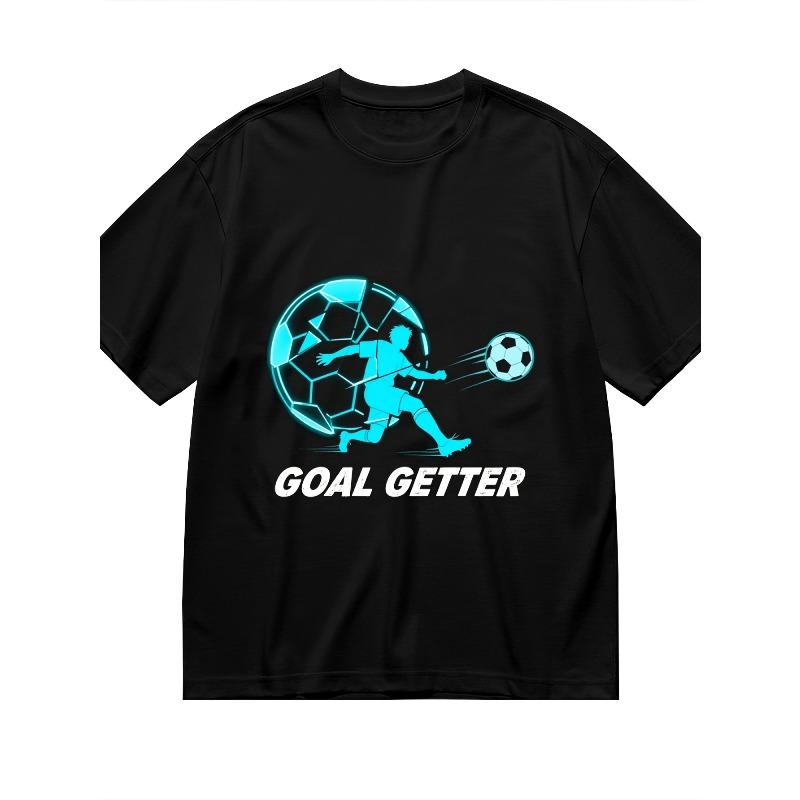 Black T-Shirts for Men, Goal Getter, Soccer Player Print Mens Graphic Tees, Fashion Tops Soft Comfortable Summer Streetwear 4XL
Black T-Shirts for Men, Goal Getter, Soccer Player Print Mens Graphic Tees, Fashion Tops Soft Comfortable Summer Streetwear 4XL