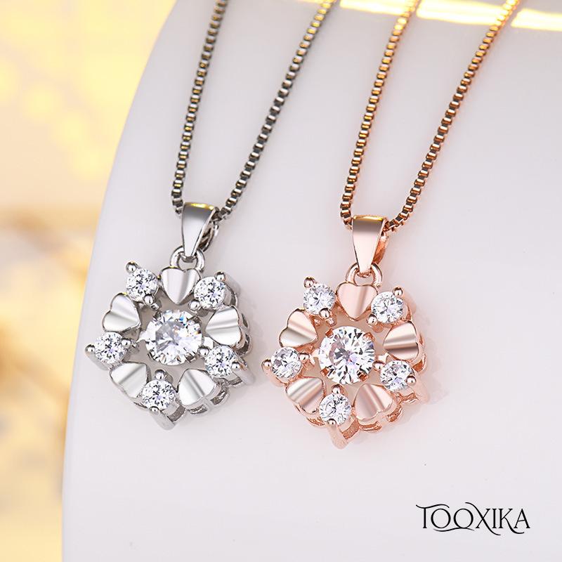 Tooxika Smart Snowflake Necklace Female Trend Ins Light Luxury Niche Design Exquisite Fashion Temperament Clavicle Chain 
Tooxika Smart Snowflake Necklace Female Trend Ins Light Luxury Niche Design Exquisite Fashion Temperament Clavicle Chain