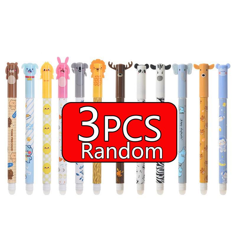 12/6/3PCS Cute Animals Erasable Gel Pens 0.5mm Erase Black Ink Gel Pen Smooth Writing Fine Point Pens for School Office Gift
12/6/3PCS Cute Animals Erasable Gel Pens 0.5mm Erase Black Ink Gel Pen Smooth Writing Fine Point Pens for School Office Gift