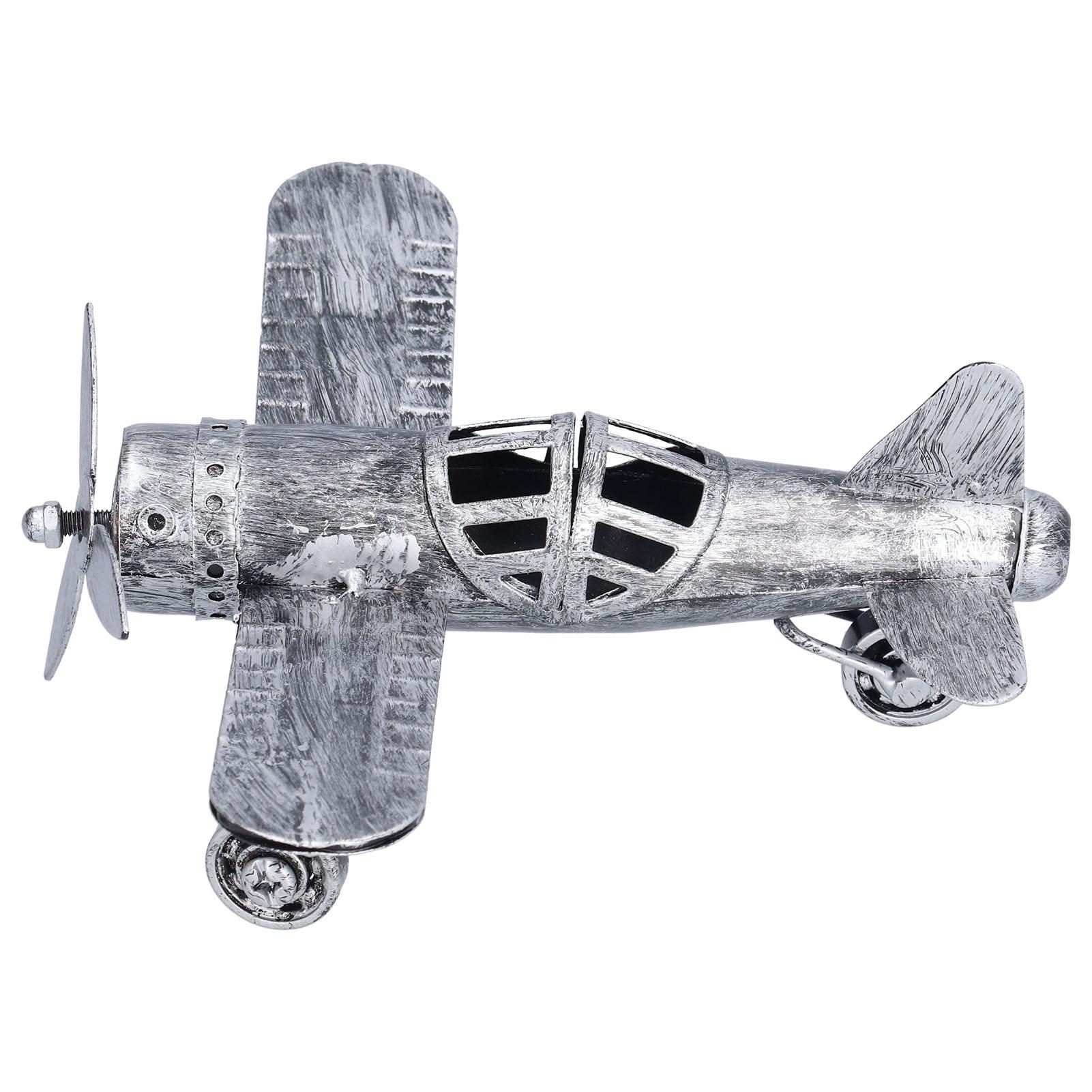 Декор самолета Ретро стиль Железные поделки Маленький размер Палубные декоративные украшения для дома офиса
Декор самолета Ретро стиль Железные поделки Маленький размер Палубные декоративные украшения для дома офиса