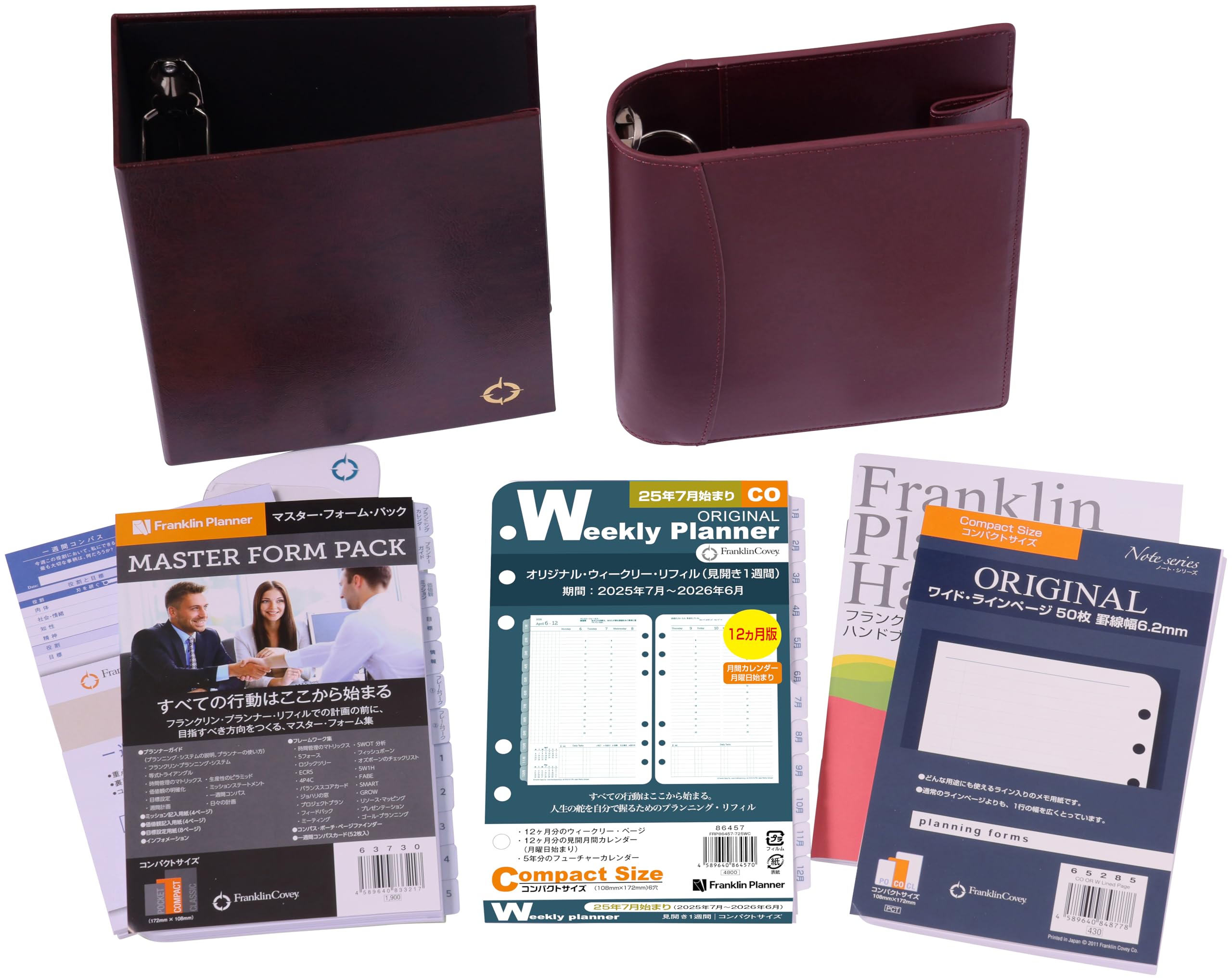 Стартовый комплект Franklin Planner на неделю на 12 месяцев, компактный 86435, Страница, 2025, Начало, Издание, Размер, Бордовый,
Стартовый комплект Franklin Planner на неделю на 12 месяцев, компактный 86435, Страница, 2025, Начало, Издание, Размер, Бордовый,