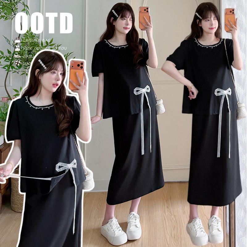 2026 Summer Bow Split Beaded Round Neck Loose T-shirt & Skirt Set M
2026 Summer Bow Split Beaded Round Neck Loose T-shirt & Skirt Set M