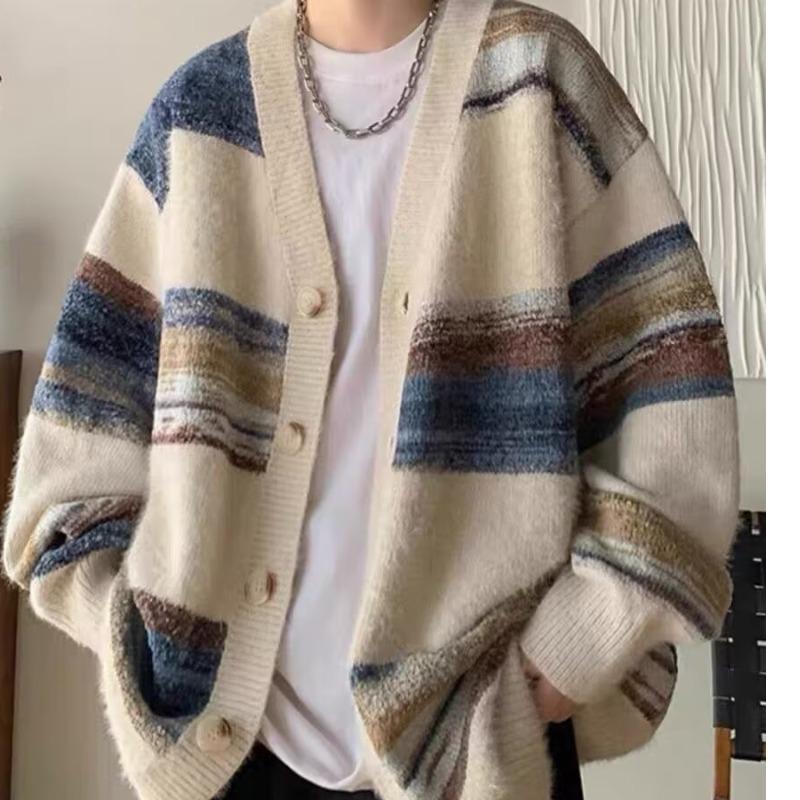 Men s Striped Knit Cardigan: Soft, Casual Autumn/Winter Outerwear, Versatile & Cozy, Unisex Style. XXL білий
Men s Striped Knit Cardigan: Soft, Casual Autumn/Winter Outerwear, Versatile & Cozy, Unisex Style. XXL білий