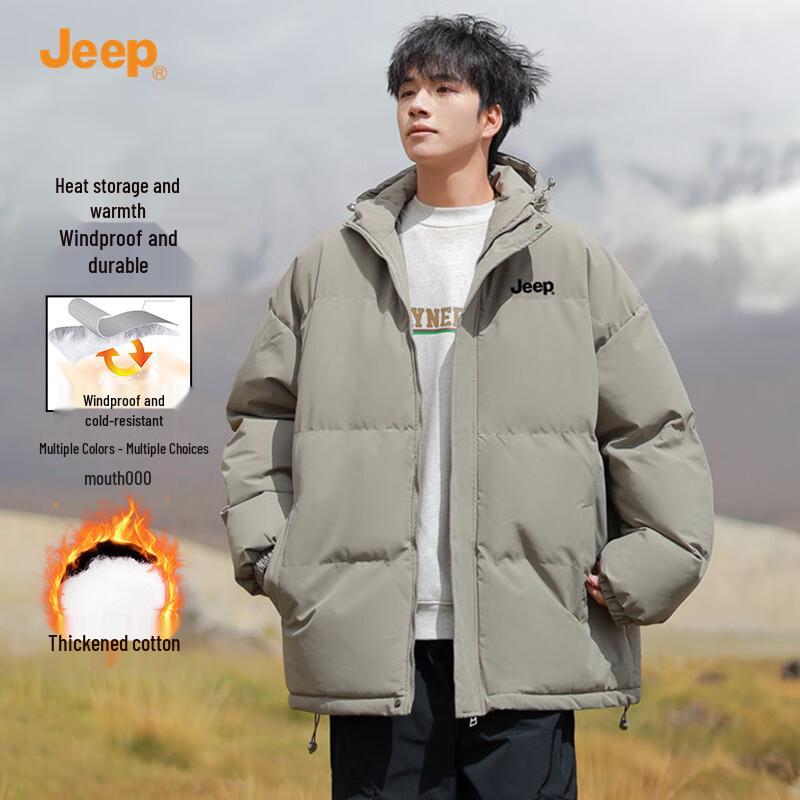 JEEP Men s Windproof & Warm Hooded Padded Jacket M
JEEP Men s Windproof & Warm Hooded Padded Jacket M
