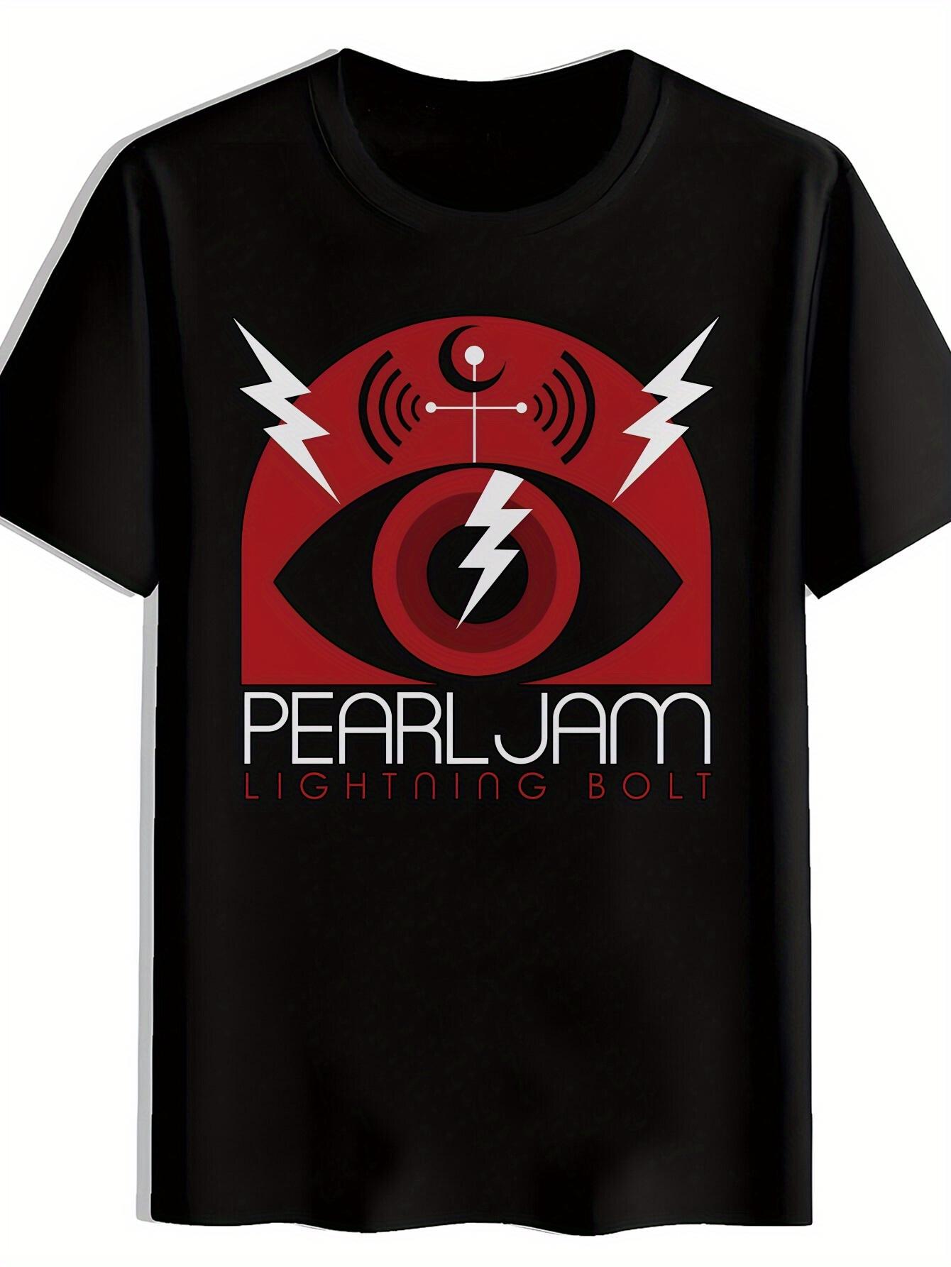 Vintage Rock Band Graphic T-shirt - Pearl Jam Lightning Bolt Eye Design XXXXL
Vintage Rock Band Graphic T-shirt - Pearl Jam Lightning Bolt Eye Design XXXXL
