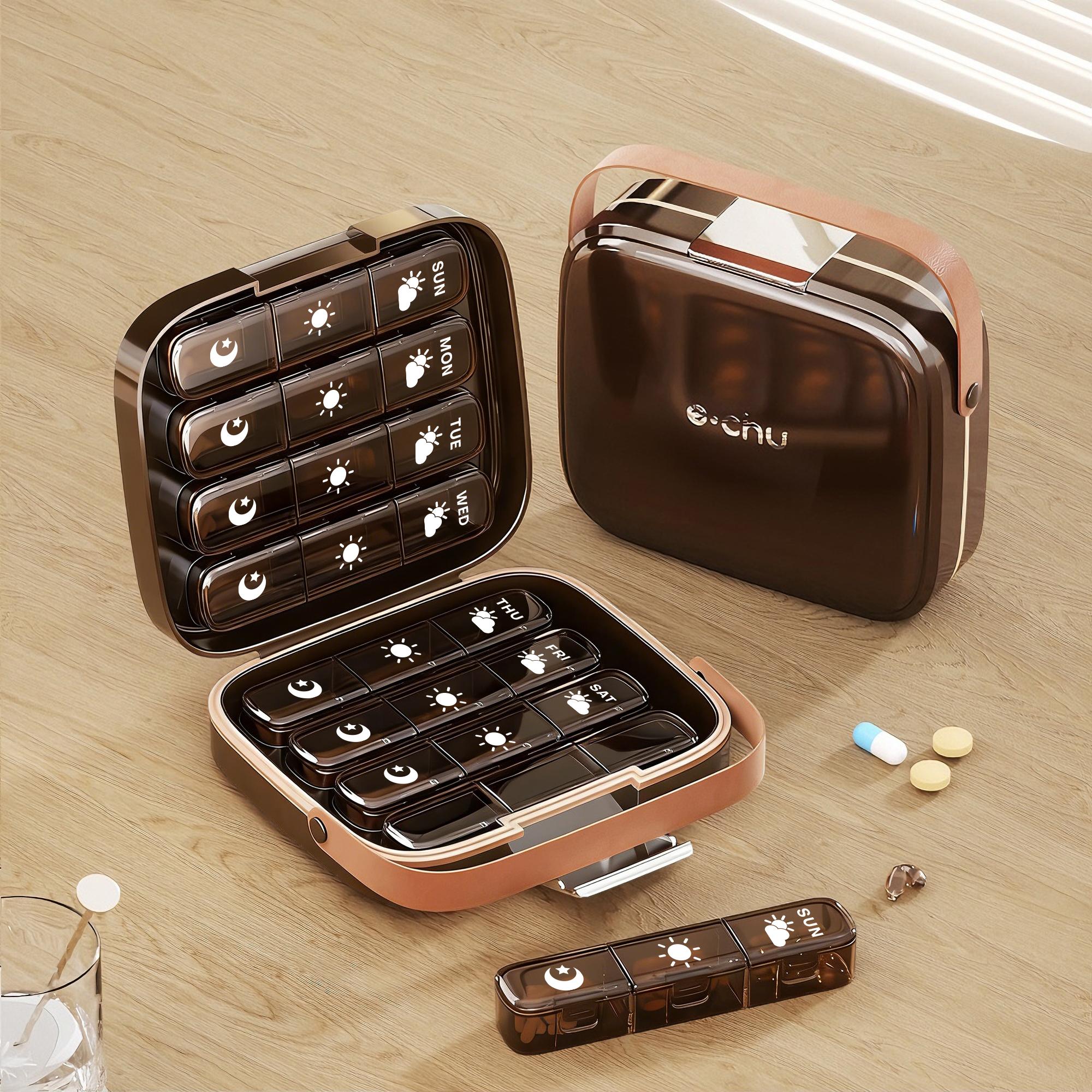 Moisture Resistant 7 Day Pill Organizer 4 Times A Day Pill Case With Removable Compartments For Pills Vitamins And Supplements
Moisture Resistant 7 Day Pill Organizer 4 Times A Day Pill Case With Removable Compartments For Pills Vitamins And Supplements