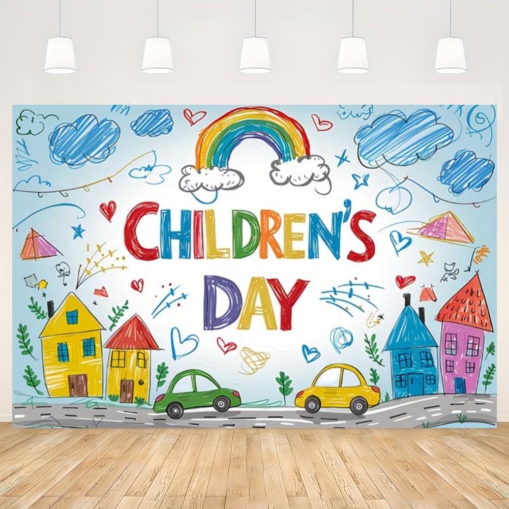 Children s Day Party Decoration Backdrop Feliz Día del Niño Balloon Photography Background Supplies Kid Gift Photo Studio Prop 120X90CM
Children s Day Party Decoration Backdrop Feliz Día del Niño Balloon Photography Background Supplies Kid Gift Photo Studio Prop 120X90CM