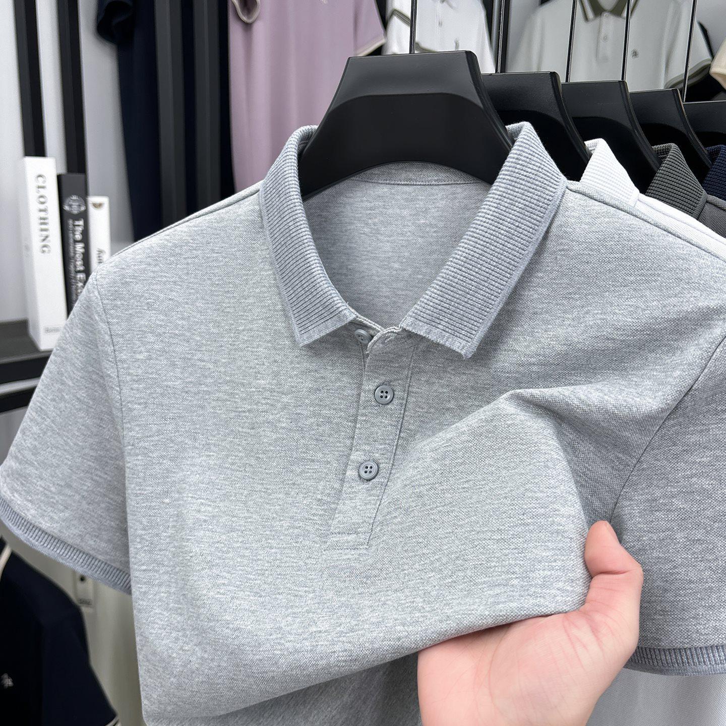 Bu Yi Fan Summer Short Sleeve Cooling Polo Shirt - Pure Color, High Quality, Versatile Gray-2XL
Bu Yi Fan Summer Short Sleeve Cooling Polo Shirt - Pure Color, High Quality, Versatile Gray-2XL