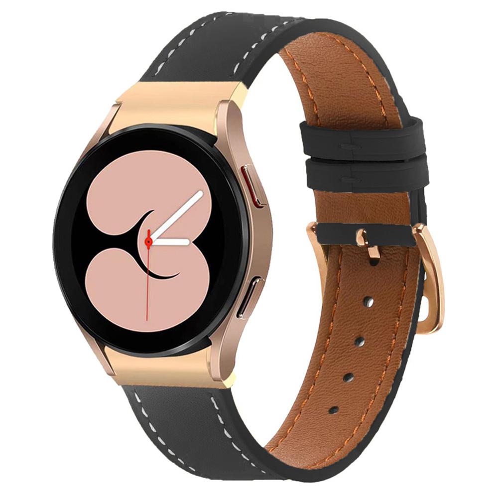 PU Leather Strap for Samsung Galaxy Watch7 44mm 40mm/Watch FE 40mm/Watch6 44mm 40mm Rose Gold Buckle Watchband Black
PU Leather Strap for Samsung Galaxy Watch7 44mm 40mm/Watch FE 40mm/Watch6 44mm 40mm Rose Gold Buckle Watchband Black