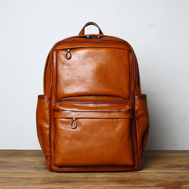 NZPJ Leather Men s Backpack European and American Fashion Travel Bag Vintage Head First Layer Cowhide Leisure Backpack 15 inches помаранчевий
NZPJ Leather Men s Backpack European and American Fashion Travel Bag Vintage Head First Layer Cowhide Leisure Backpack 15 inches помаранчевий