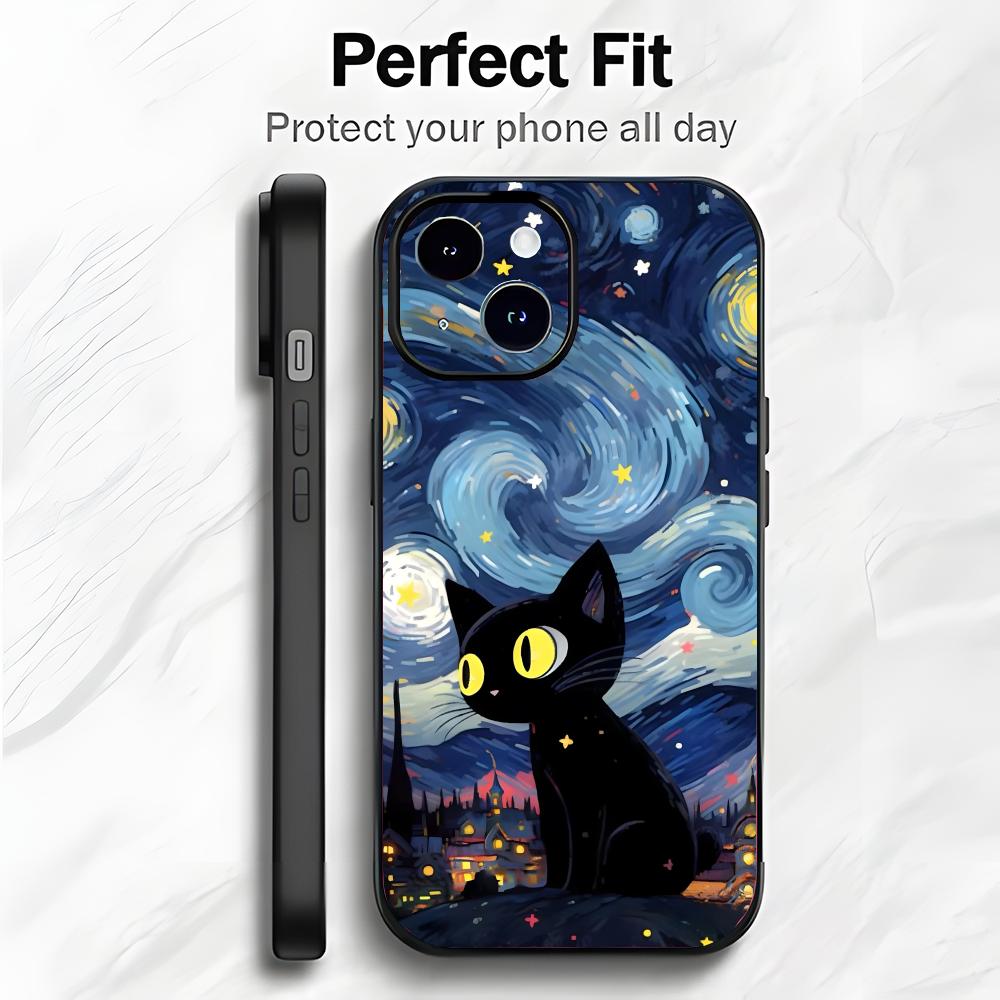 Van G-Gogh Starry Sky Cat Art Phone Case Phone Case Soft Packaging Lightweight For iPhone17 16 15 14 13ProMax iphone12promax
Van G-Gogh Starry Sky Cat Art Phone Case Phone Case Soft Packaging Lightweight For iPhone17 16 15 14 13ProMax iphone12promax